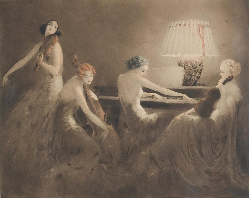 Louis Icart Melody Hour.jpg