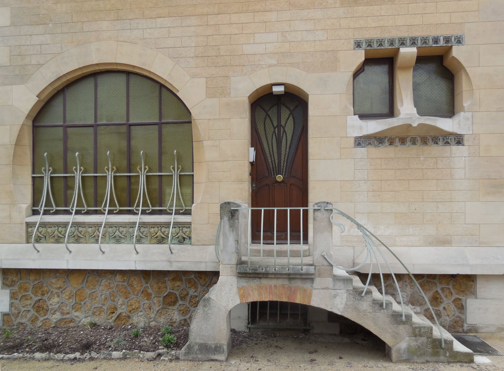 Majorelle (rue) 1, villa Majorelle  (Henri Sauvage 1901-02, verrières Jacques Gruber) (11).jpg