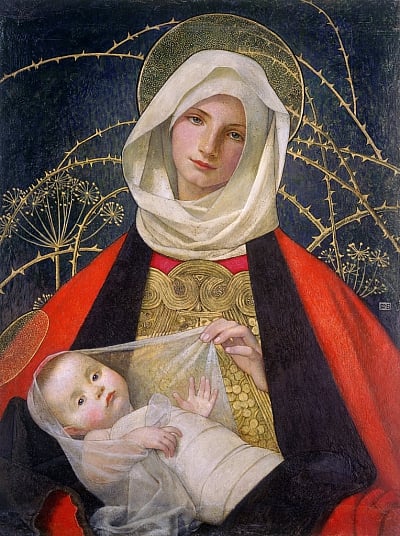 Marianne Stokes - Madonna and Child 1907-08 (tempera on panel) - (MeisterDrucke-101700).jpg