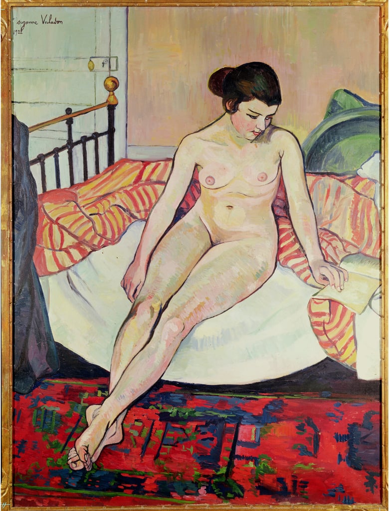 Marie Clementine Valadon - Nude with a Striped Blanket 1922  - (MeisterDrucke-129368).jpg