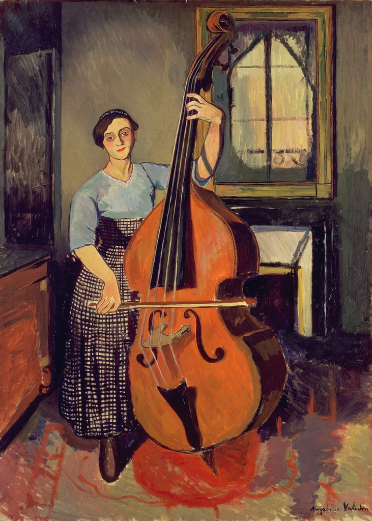 Marie Clementine Valadon - Woman with a Double Bass 1908 - (MeisterDrucke-140192).jpg