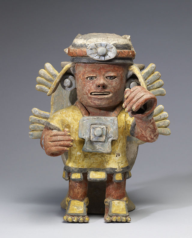 Mixtec_-_Polychrome_Standing_Figure_with_Raised_Hand_-_Walters_482812.jpg