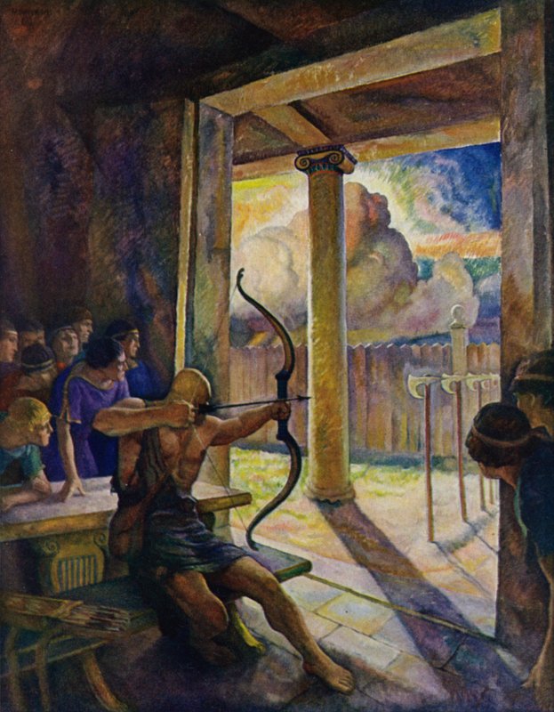 Newell Convers after Wyeth - Odyssey The trial of the bow  - (MeisterDrucke-660079).jpg