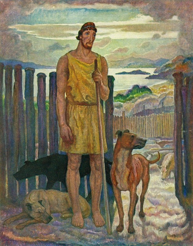 Newell_Convers_Wyeth_-_Eumaeus_the_swineherd_-_(MeisterDrucke-101о6531).jpg