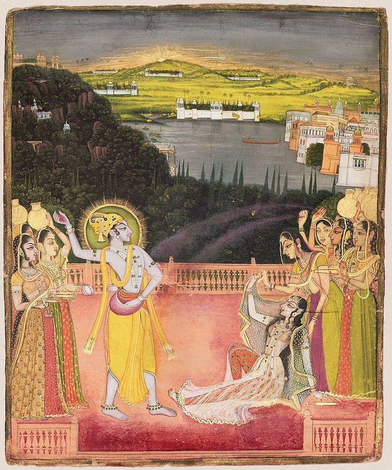 Nichal_Chand_(attr)_Krishna_Celebrates_Holi_with_Radha_and_the_Gopis_1750-60.jpg