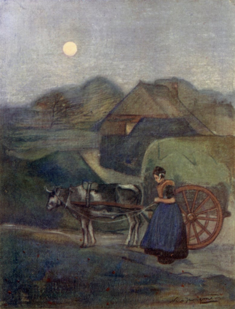 Nico Jungman - An Ox-cart Gelderland - (MeisterDrucke-630764).jpg