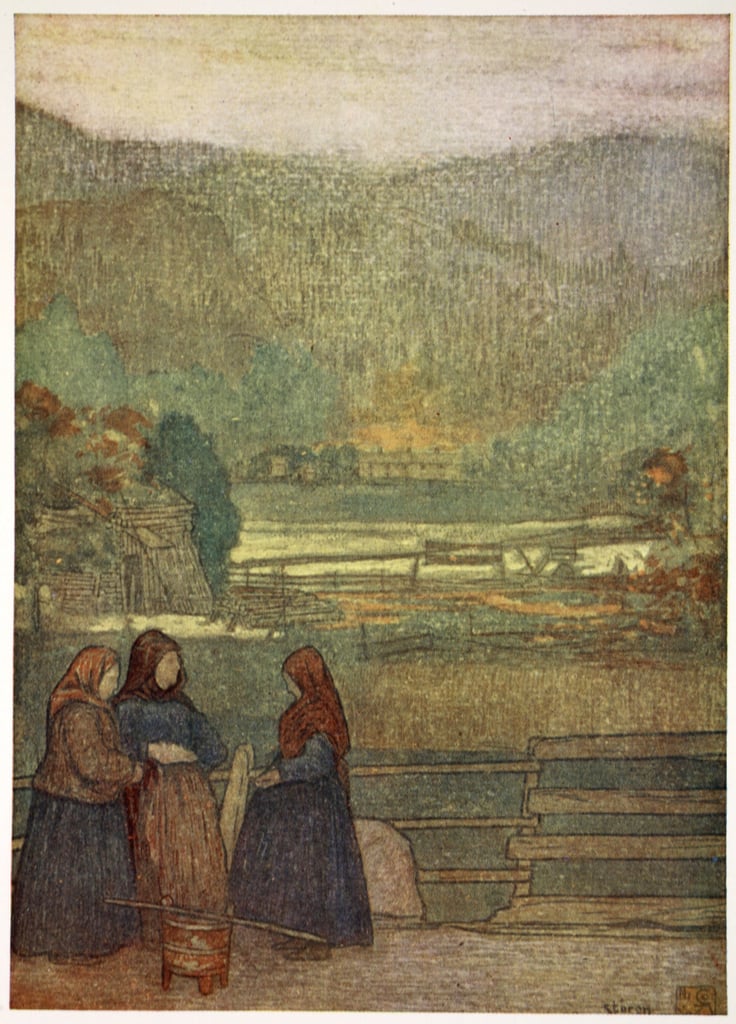 Nico Jungman - Country-women selling berries on the road to Storen 1905  -.jpg