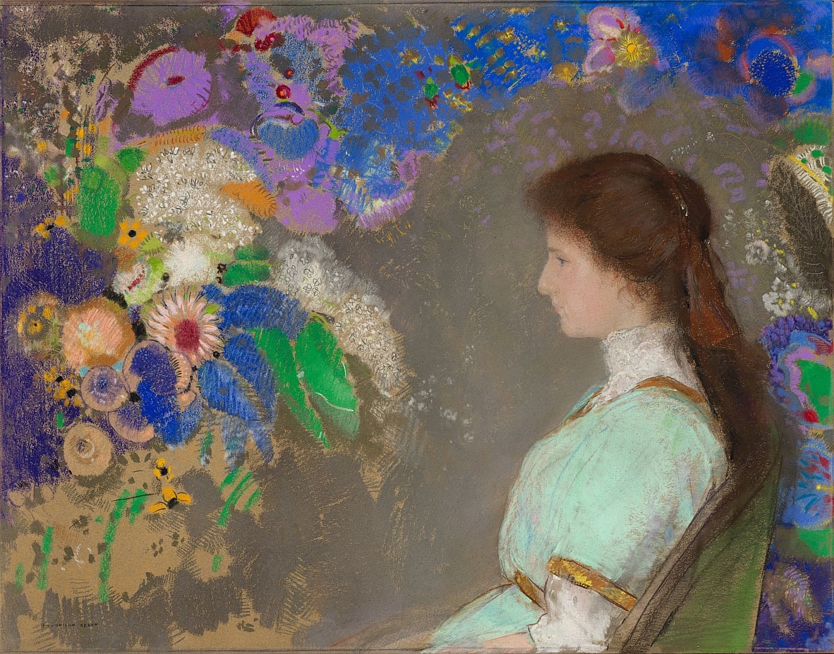Odilon Redon - Portrait of Violette Heymann - (MeisterDrucke-606166).jpg