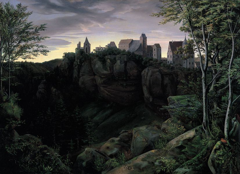Oehme_-Ernst-Ferdinand.-Burg-Hohnstein-in-der-Sachsischen-Schweiz.-1827.jpg