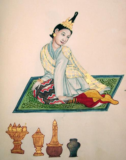 Painting_of_Wife_of_a_Burmese_King\'s_Merchant_of_Konbaung_Dynasty.jpg