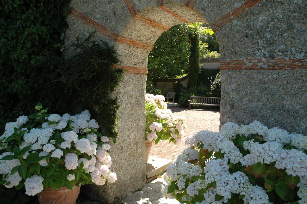 Parc des Moutiers doorway hydrangeas.JPG
