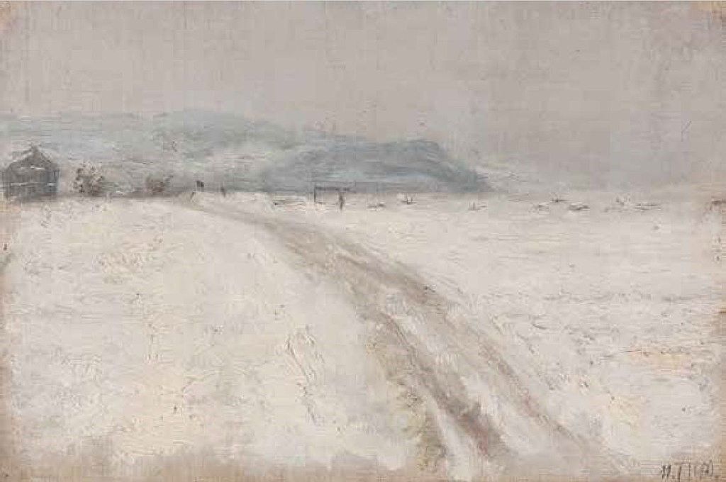 Path-through-a-field-Leopold-Blauensteiner-Oil-Painting.jpg