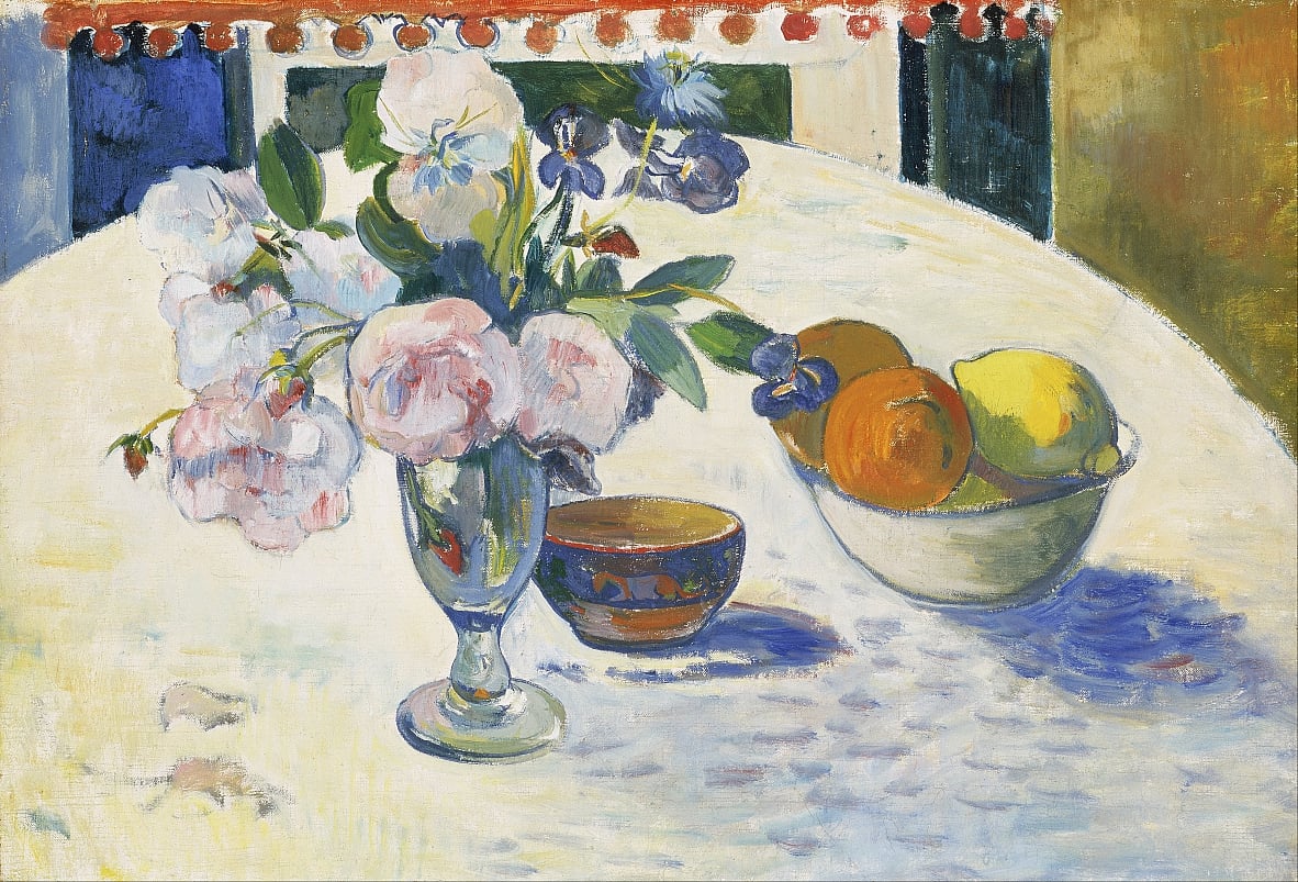 Paul Gauguin - Flowers and a Bowl of Fruit on a Table - (MeisterDrucke-9769).jpg