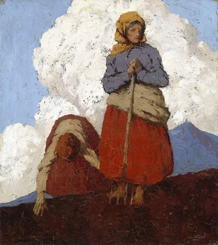 Paul Henry R.H.A. The Potato Diggers, 1912. National Gallery of Irelanвd Collection.jpg
