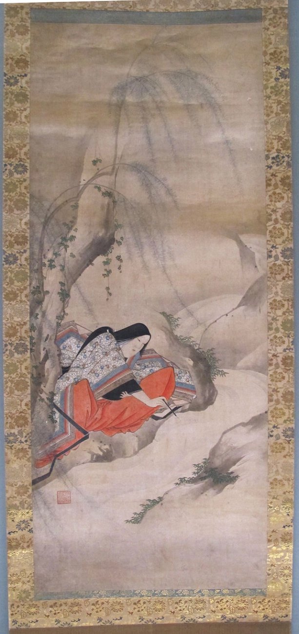 Periodo_azuchi-momoyama,_iwasa_matahei,_scrivere_sull'acqua,_XVII_sec._f01.JPG
