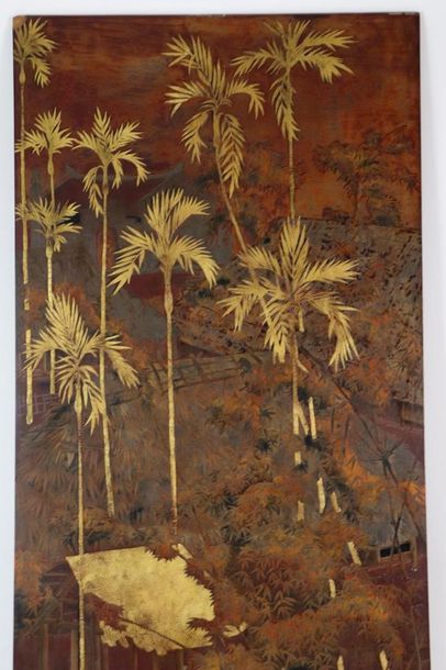 pham-hau-1903-1995-.--l-entree-du-village.--laque-sur-panneau-signee-en-bas-a&hellip-.jpg