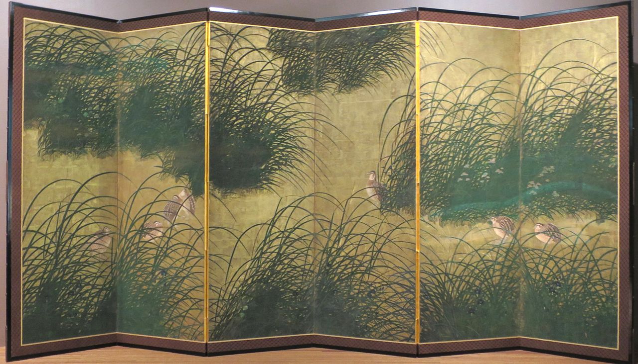 'Quail_amid_Autumn_Grasses_and_Flowers',_Momoyama_period,_LACMA.JPG