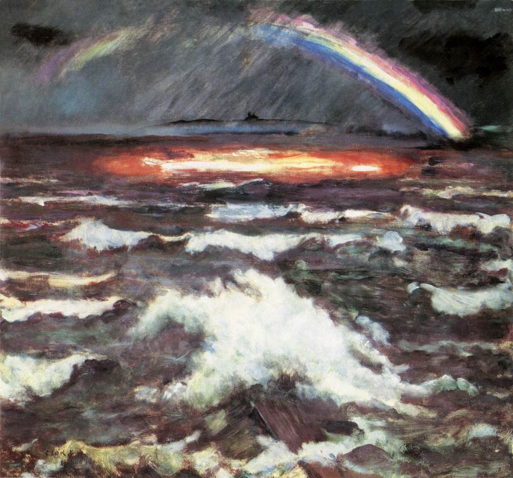 Rainbow-over-Lake-Balaton-1930-Istvan-Csok-oil-painting-1.jpg