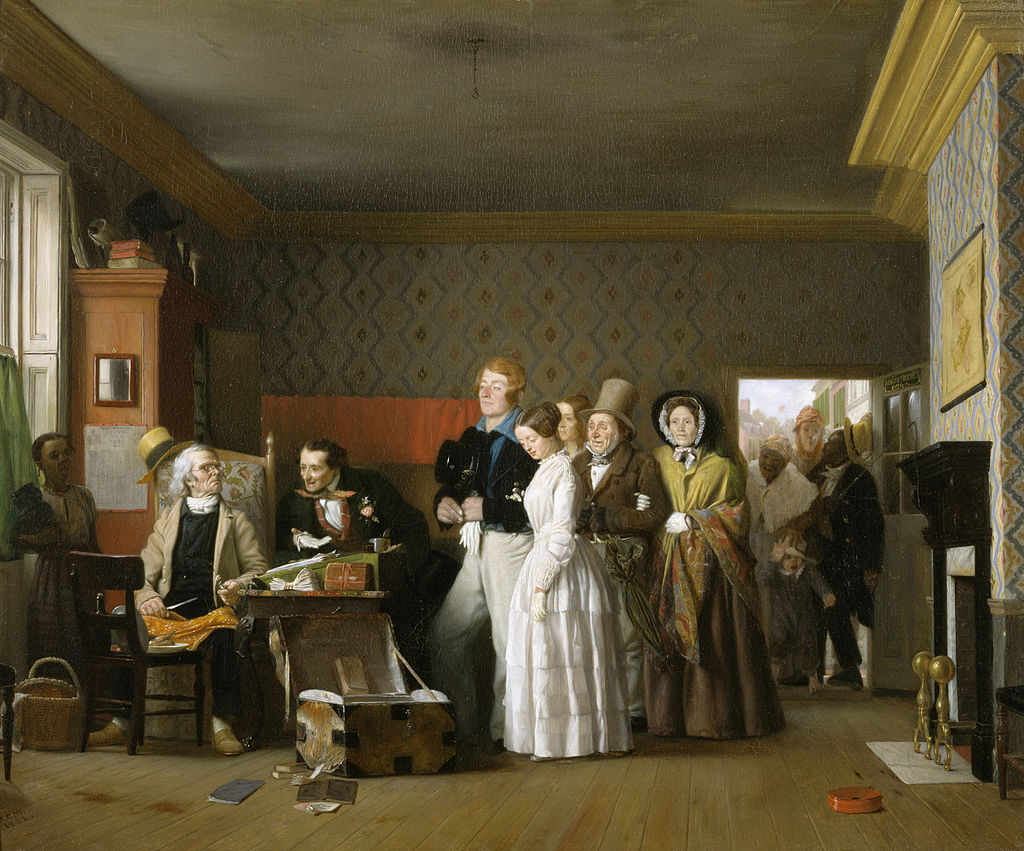 Richard Caton Woodville-Richard_Caton_Woodville_-_The_Sailor\'s_Wedding_-_Walters_37142.jpg
