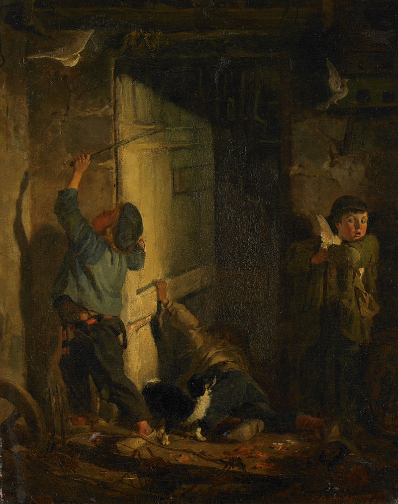 Robbing_the_Pigeon_Roost_-_Frederick_Arthur_Bridgman.jpg