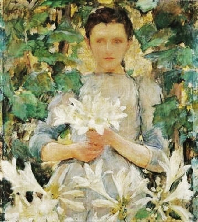 Robert Lewis Reid (American artist, 1862-1939) Daylilies.jpg