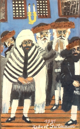 Robert_Guttmann_-_Karpatoruští_Židé_v_synagoze_(1941).jpg