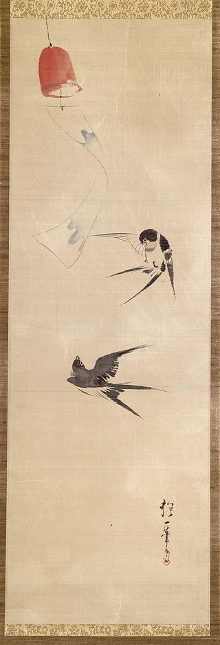Sakai_Hoitsu_-_Two_Swallows_and_Wind_Bell_-_Walters_3572 (1).jpg