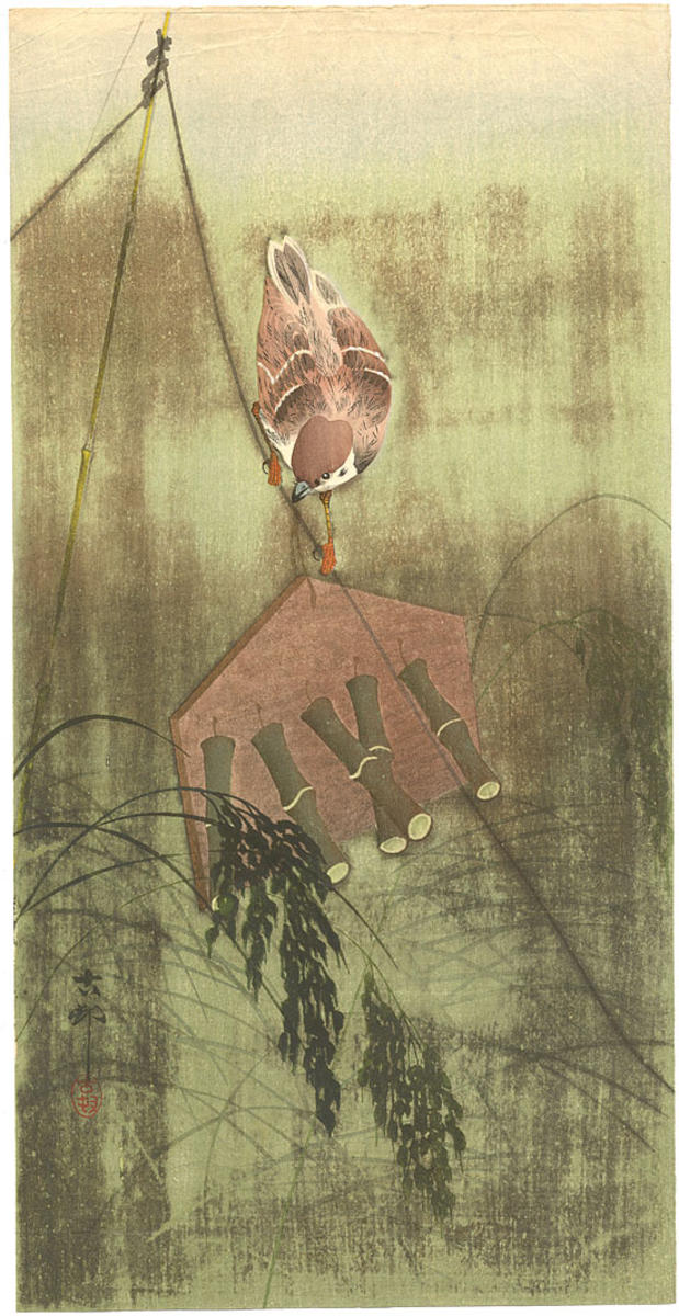 Shoson_Ohara-No_Series-Tree_sparrow_on_a_wind_chime_scarecrow-00040629-070602-F12.jpg