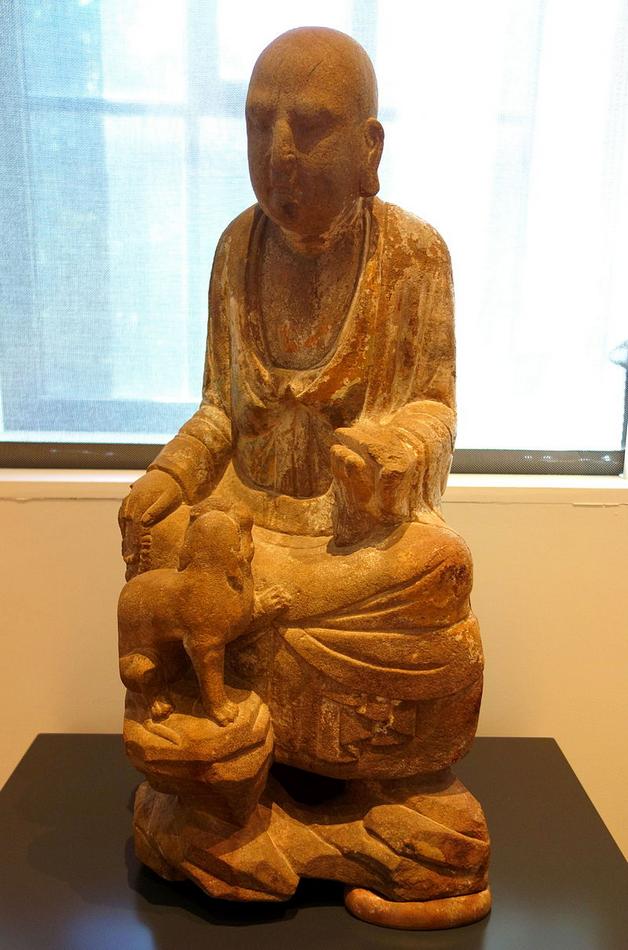 Six_luohans,_figure_3,_China,_Shanxi_Province,_Song_dynasty,_11th-13th_century,_.JPG