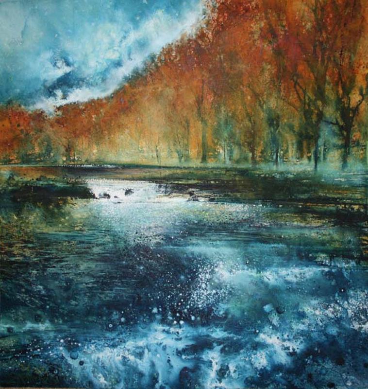 Stewart Edmondson-Down by the River (77 x 80cm).jpg