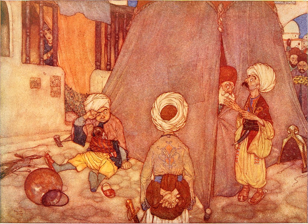 Stories_from_the_Arabian_nights_-_colour_plate_at_page_075.jpg