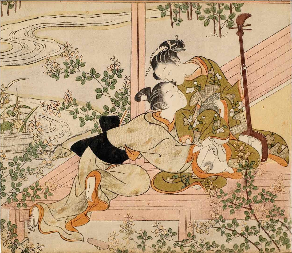 Suzuki_Harunobu_-_Lovers_on_a_Veranda_with_a_Shamisen,_c._1770.jpg