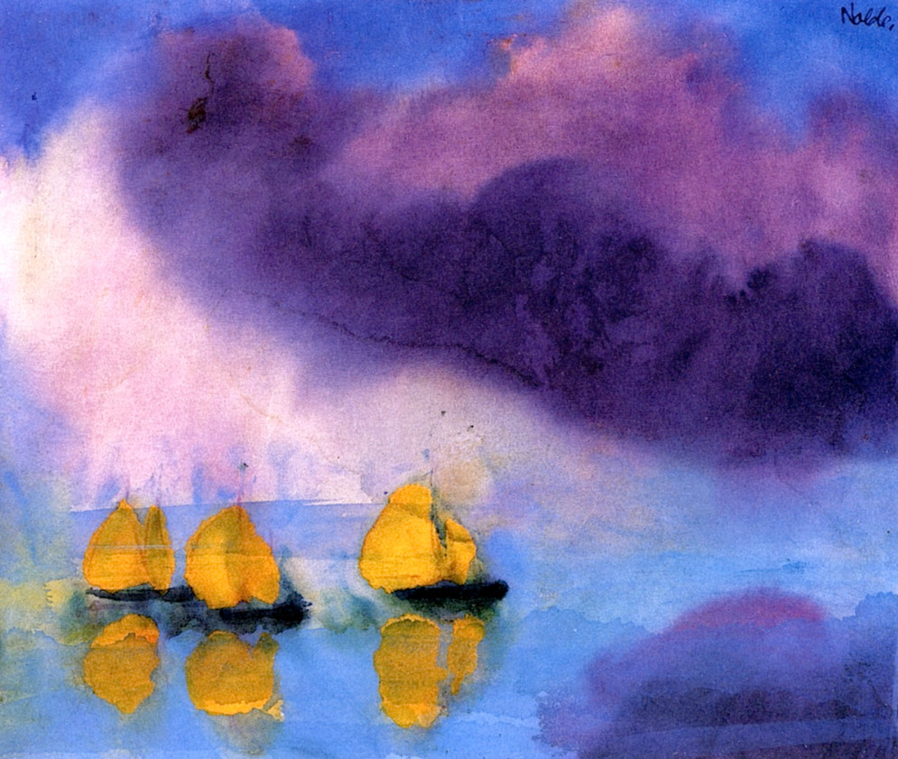 U_31_951715387082_emilnoldeseawithvioletcloudsandthreeyellowsailboats1946.jpg