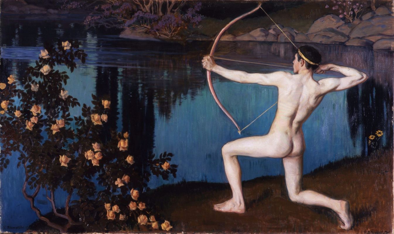 Väinö_Blomstedt_-_Jousiampuja_(1898)п.jpg