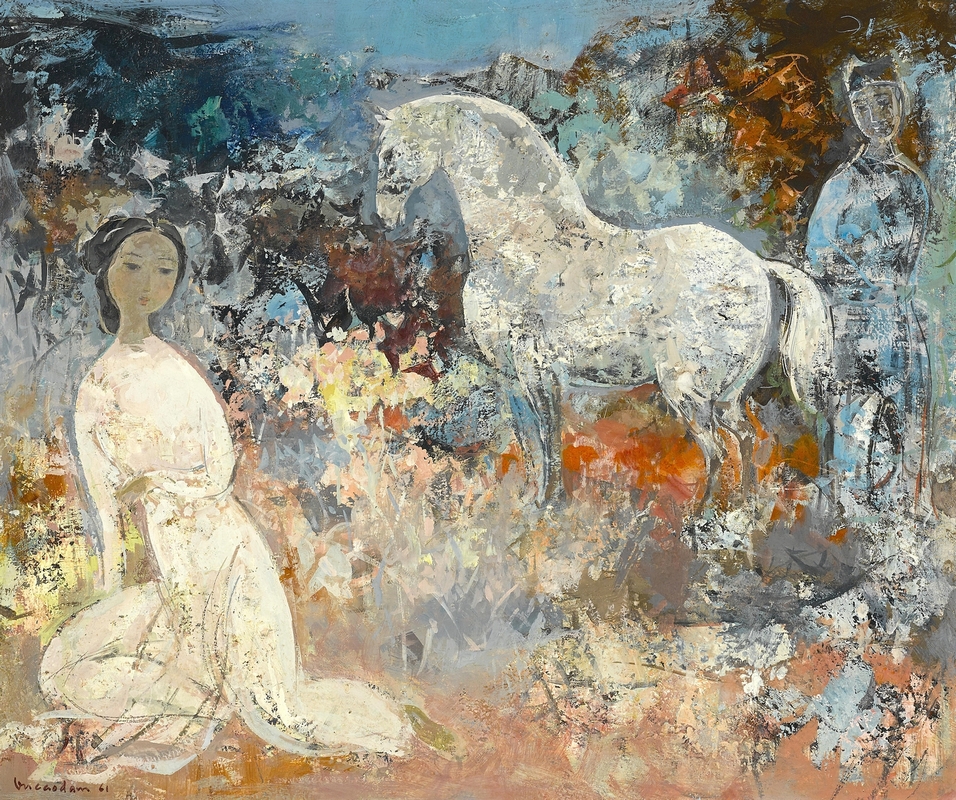 Vu Cao Dam 1961 Le cheval blancе.jpg