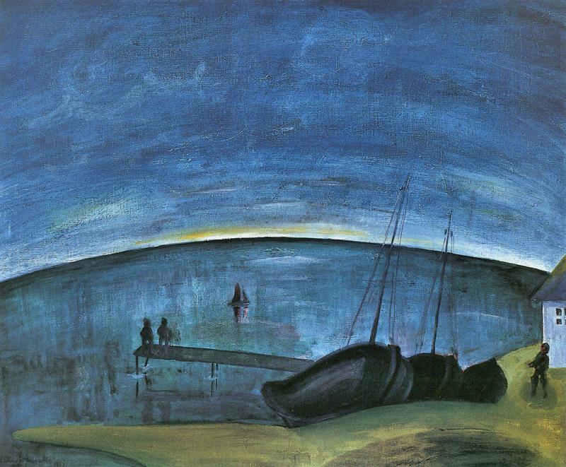 Walter-Gramatte-Hiddensoe-morning-on-the-sea, 1921.jpg