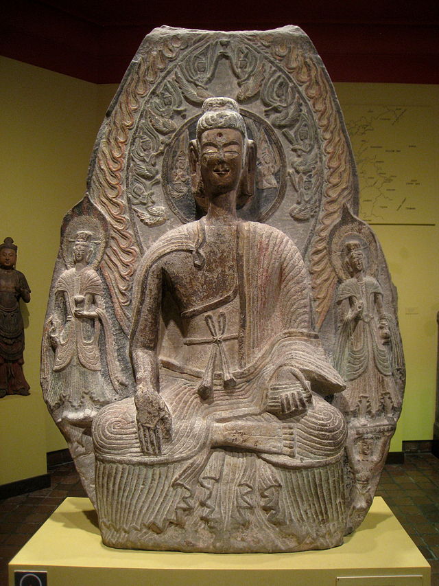 Wei_Dynasty,_early_6th_century_AD,_limestone_-_Worcester_.JPG