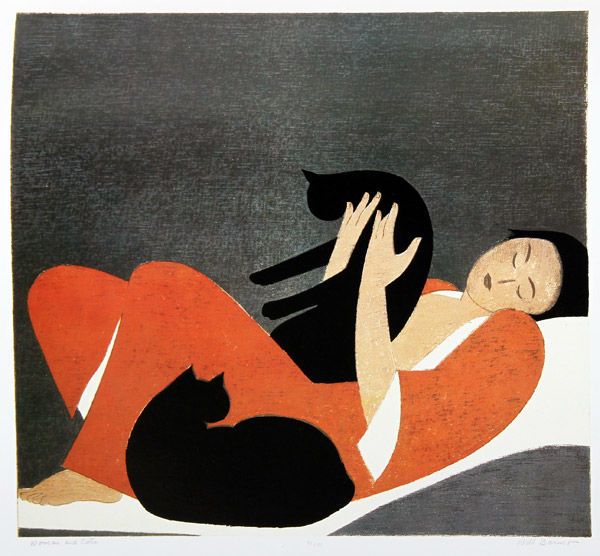 will-barnet--woman-and-cats.jpg