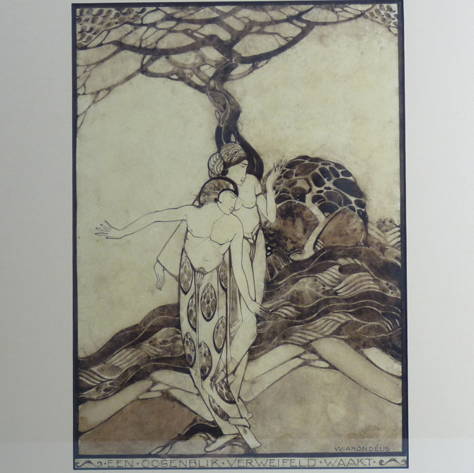 Willem_Arondéus_-_Een_oogenblik_verweifeld_waakt_-_Ink_on_paper.jpg