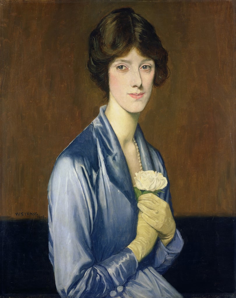 William Strang - The White Rose (Portrait of a Lady) 1919  - (MeisterDrucke-280063).jpg