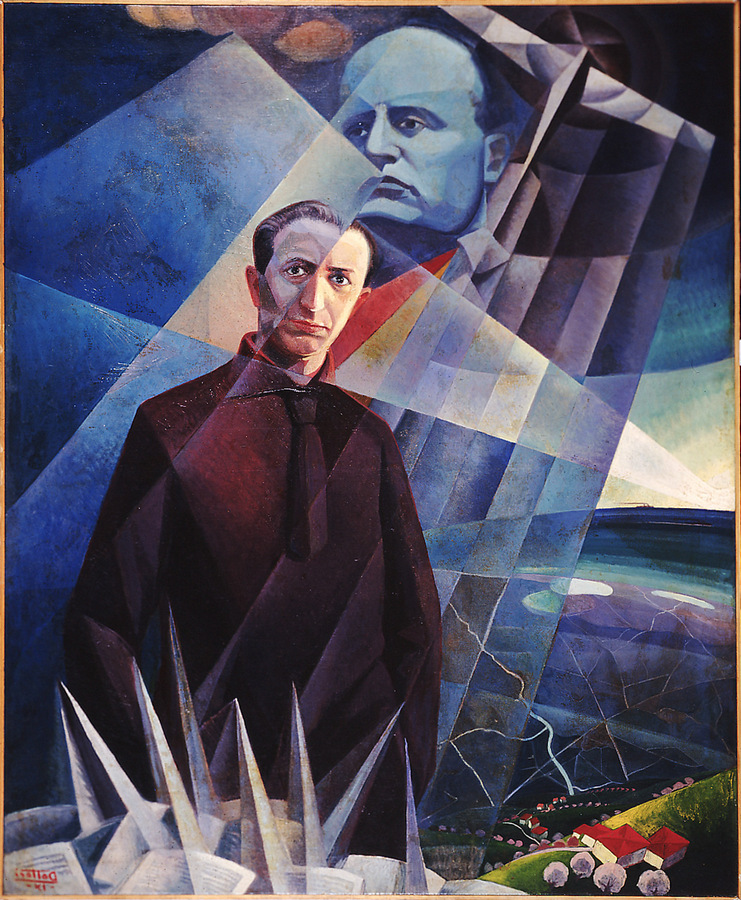 Wolfsoniana, Gerardo Dottori, Ritratto  aereo di Mario Carli, 1931.jpg
