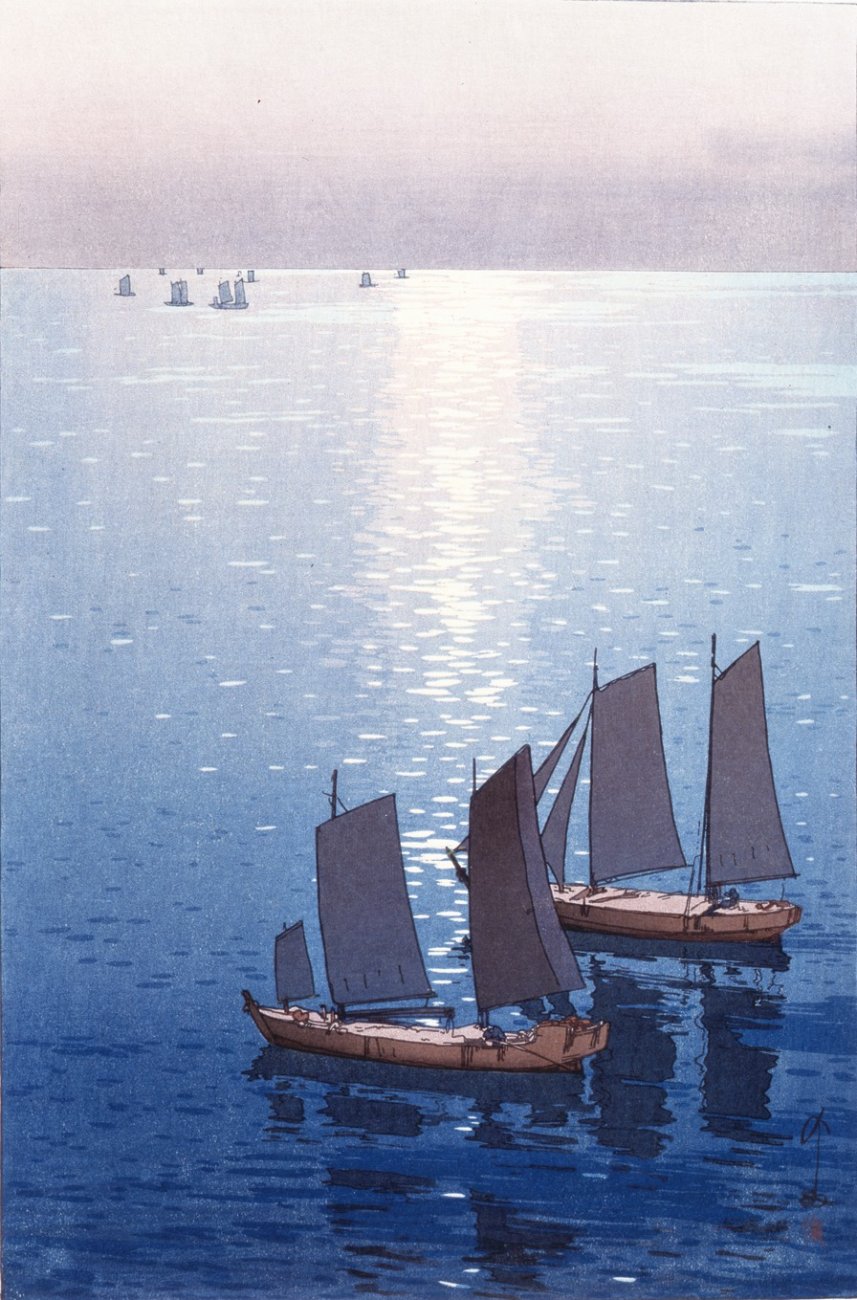 Yoshida Hiroshi парусники.jpg