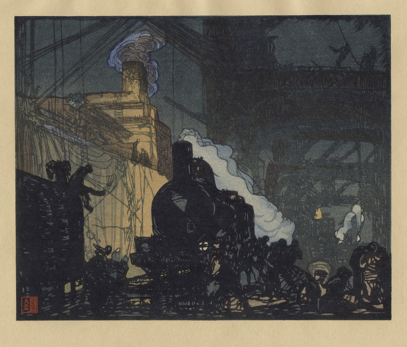 Yoshijiro UrushibaraIn-the-Docks-in-collaboration-with-Frank-Brangwyn-by-Yoshijiro-Urushibara.jpg