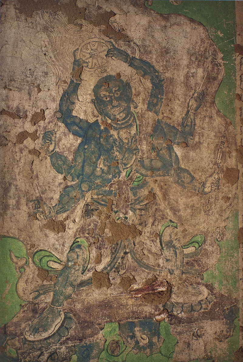 Yulin_Cave_3_e_wall_Vajrapani_(Western_Xia).jpg