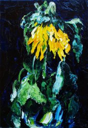 31. Подсолнух. Холст, масло, 50-35, 2005. .JPG